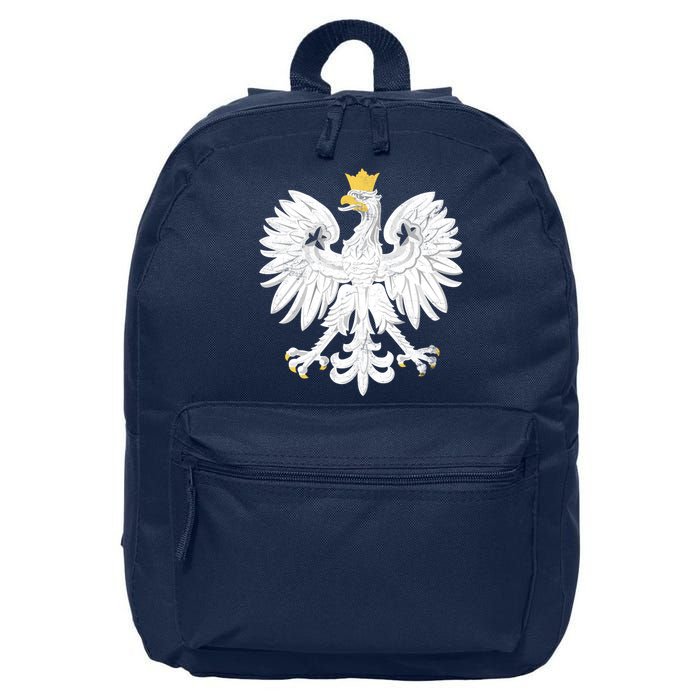 Poland Pride Vintage Eagle 16 in Basic Backpack