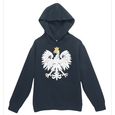 Poland Pride Vintage Eagle Urban Pullover Hoodie