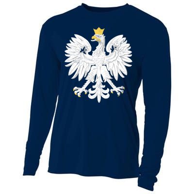 Poland Pride Vintage Eagle Cooling Performance Long Sleeve Crew