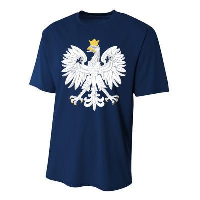 Poland Pride Vintage Eagle Performance Sprint T-Shirt