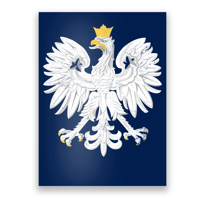 Poland Pride Vintage Eagle Poster