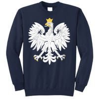 Poland Pride Vintage Eagle Tall Sweatshirt