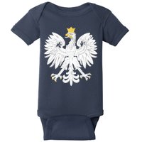 Poland Pride Vintage Eagle Baby Bodysuit