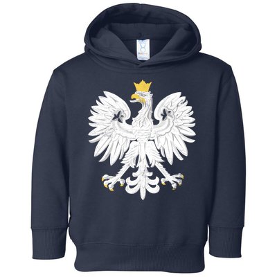 Poland Pride Vintage Eagle Toddler Hoodie