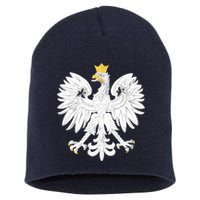 Poland Pride Vintage Eagle Short Acrylic Beanie