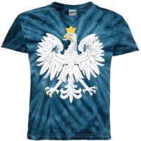 Poland Pride Vintage Eagle Kids Tie-Dye T-Shirt