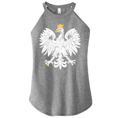 Poland Pride Vintage Eagle Women's Perfect Tri Rocker Tank