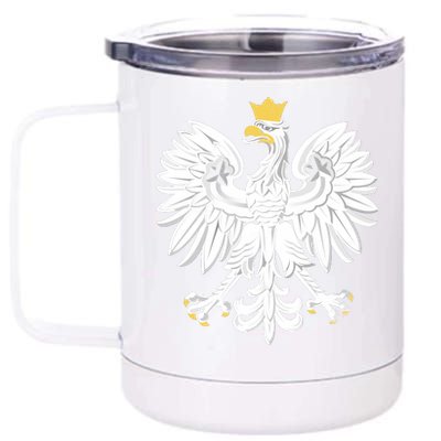 Poland Pride Vintage Eagle 12 oz Stainless Steel Tumbler Cup