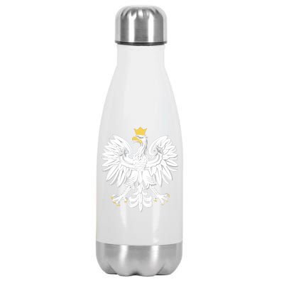 Poland Pride Vintage Eagle Stainless Steel Insulated Water Bottle