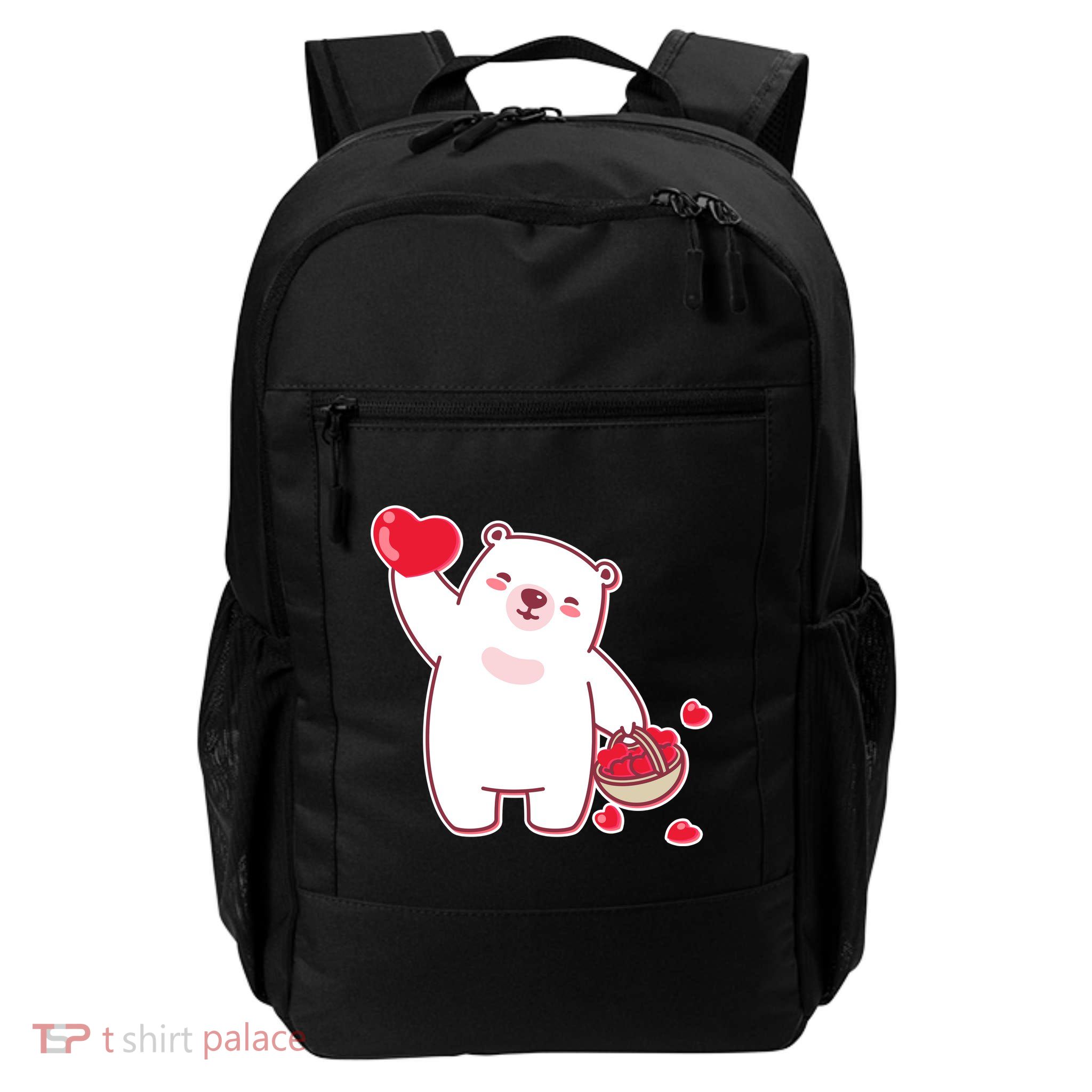 Polar Bear Cute Valentines Day Love Daily Commute Backpack