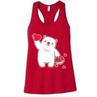 Polar Bear Cute Valentines Day Love Womens Tank Top