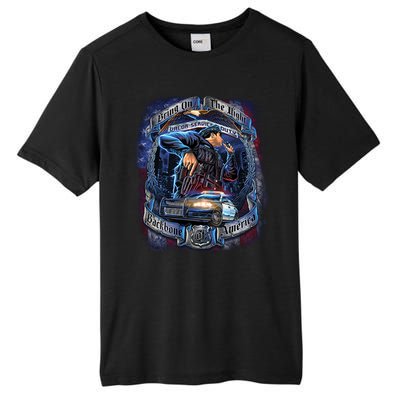 Police Backbone of America Tall Fusion ChromaSoft Performance T-Shirt