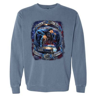 Police Backbone of America Garment-Dyed Sweatshirt