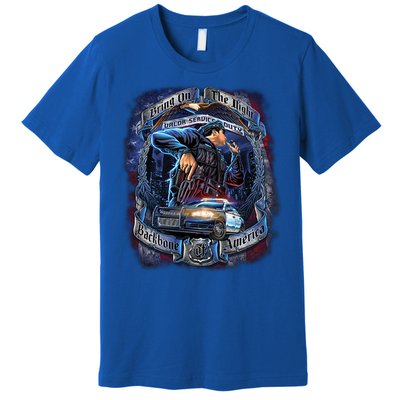 Police Backbone of America Premium T-Shirt