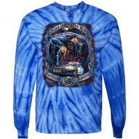 Police Backbone of America Tie-Dye Long Sleeve Shirt