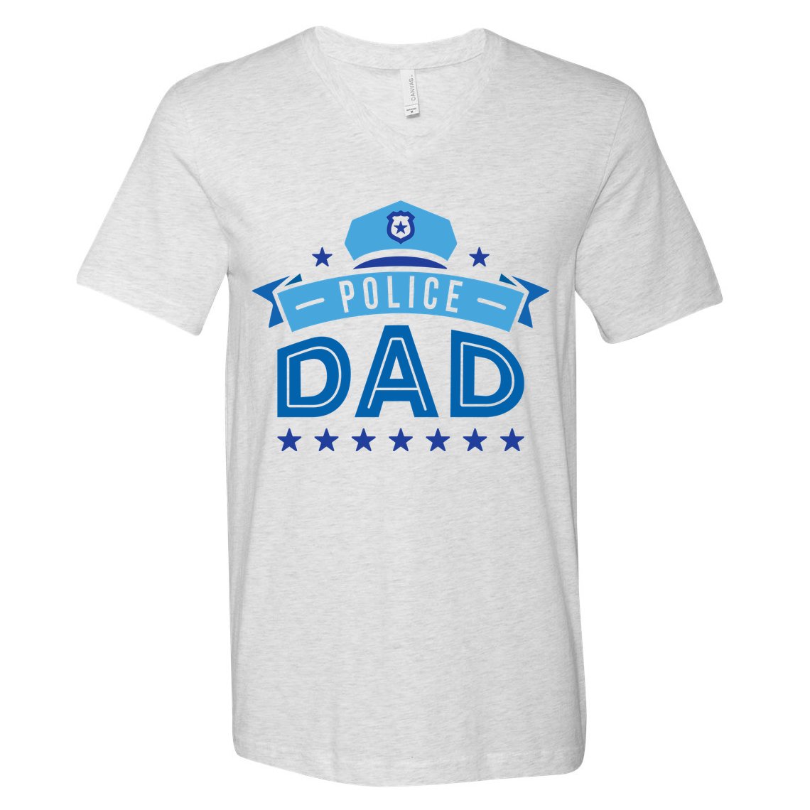 Police Dad V-Neck T-Shirt