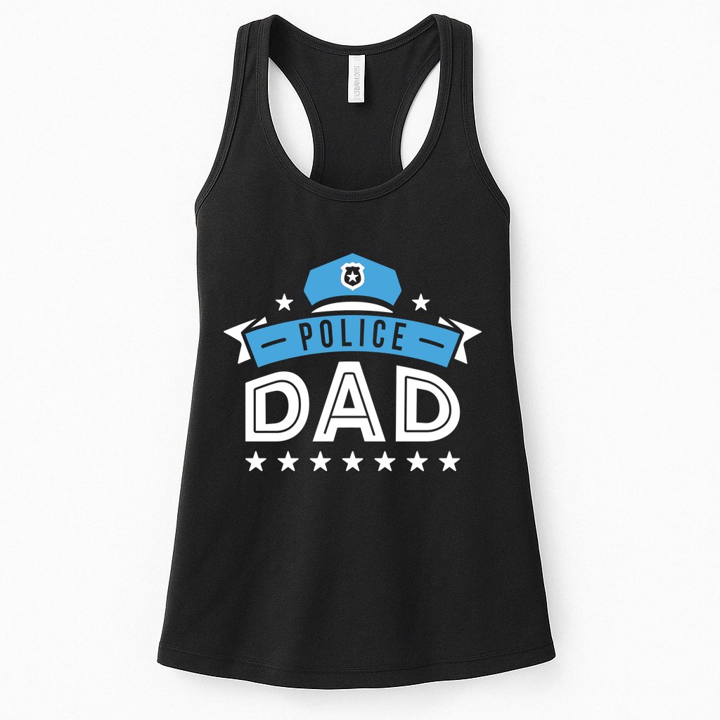 Police Dad Womens Tank Top