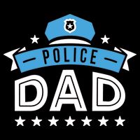 Police Dad Baby Bodysuit