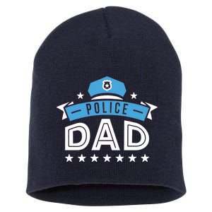 Police Dad Short Acrylic Beanie