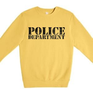 Police Department Logo Premium Crewneck Sweatshirt