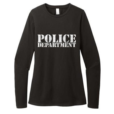 Police Department Logo Womens CVC Long Sleeve Shirt