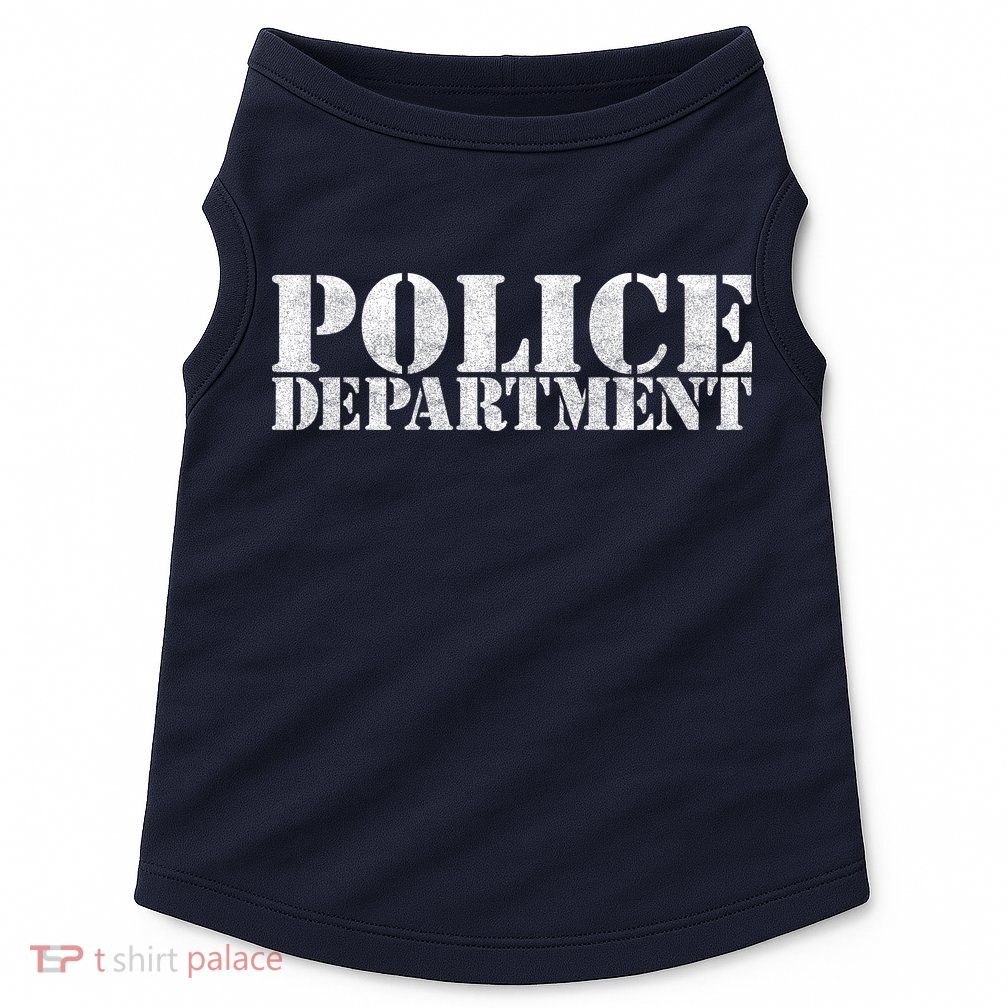Police Department Logo Doggie Tank