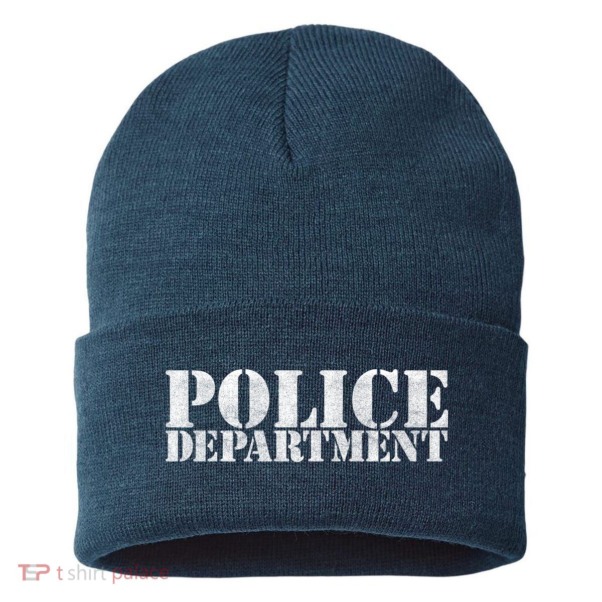 Police Department Logo Sustainable Knit Beanie