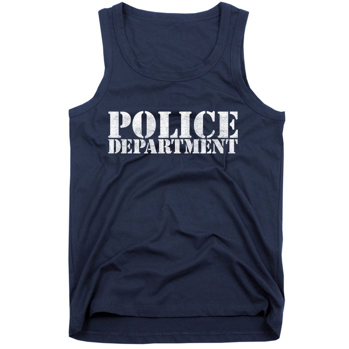 Police Department Logo Tank Top