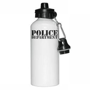 Police Department Logo Aluminum Water Bottle