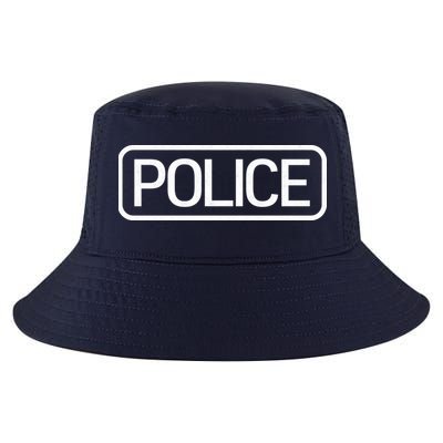 Police Distressed Logo Cool Comfort Performance Bucket Hat