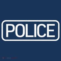 Police Distressed Logo T-Shirt