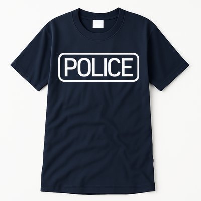 Police Distressed Logo Tall T-Shirt
