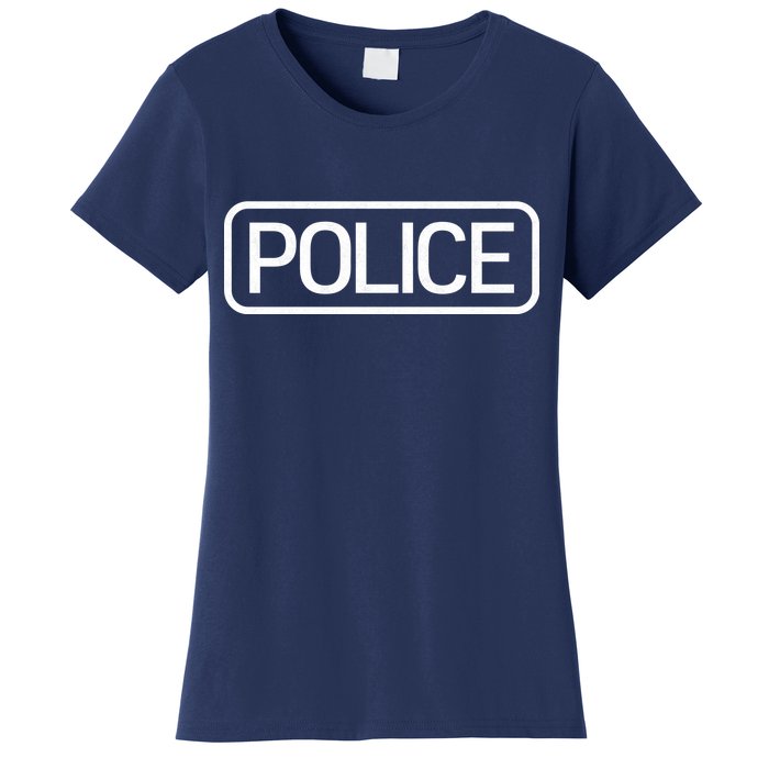 Police Distressed Logo Women's T-Shirt