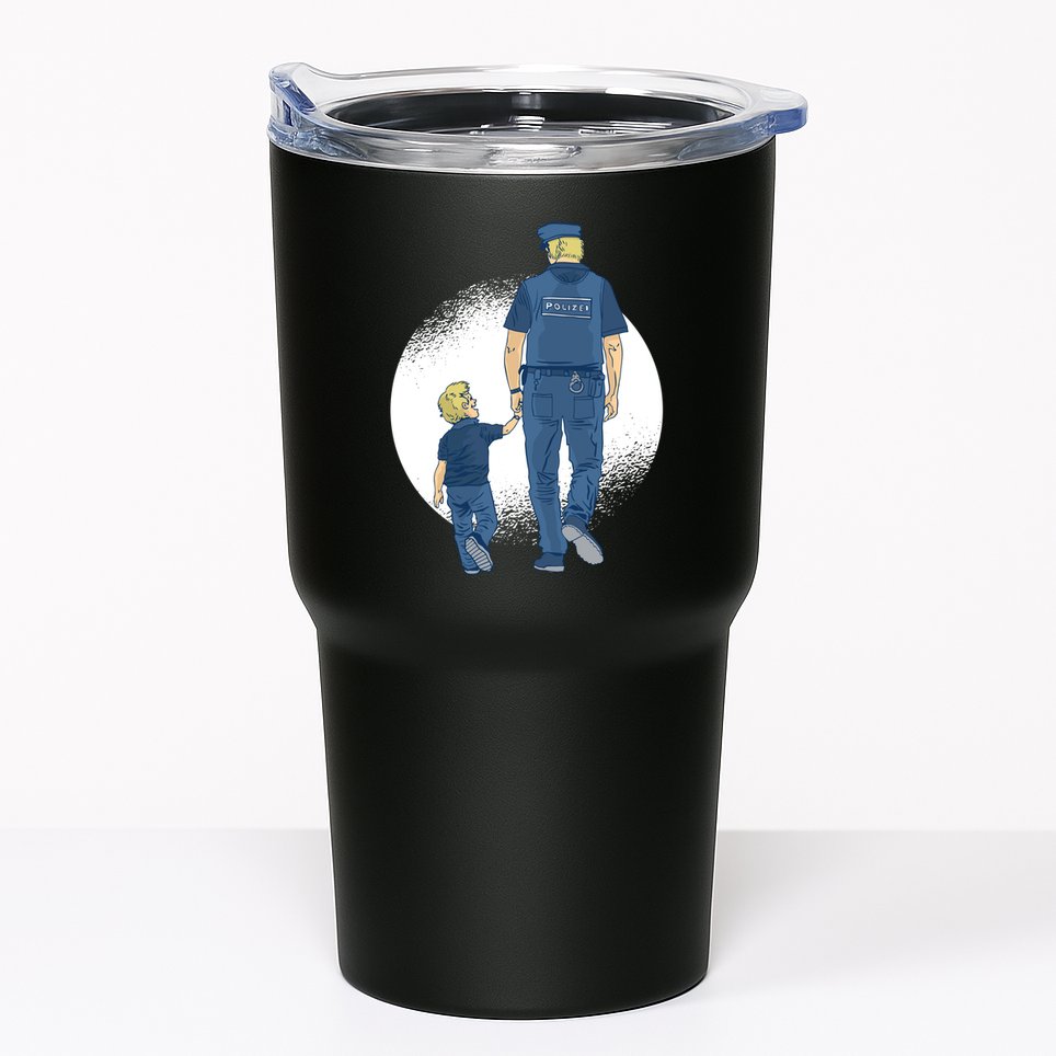 Police Father Tumbler