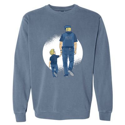 Police Father Garment-Dyed Sweatshirt