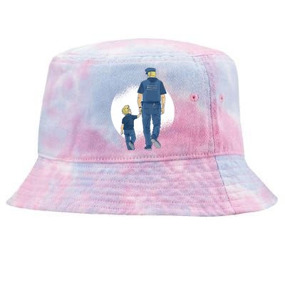 Police Father Tie-Dyed Bucket Hat