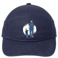 Police Father 7-Panel Snapback Hat