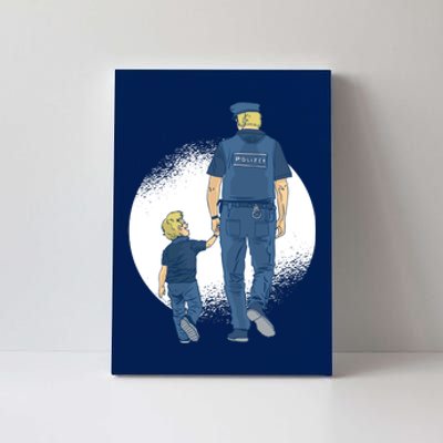 Police Father Canvas