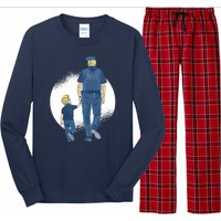 Police Father Long Sleeve Pajama Set