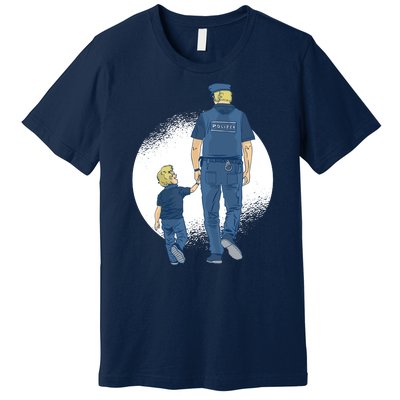 Police Father Premium T-Shirt