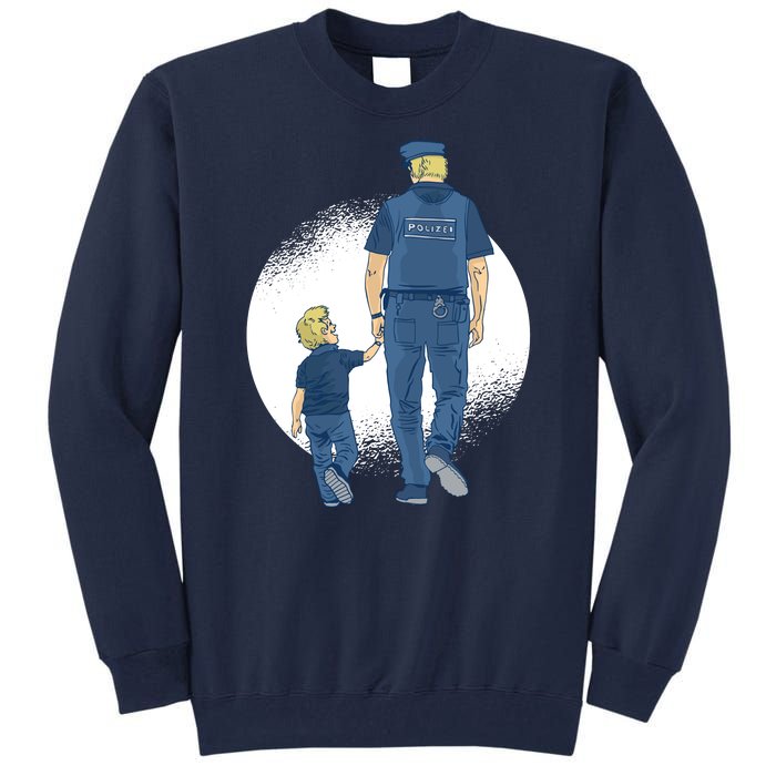 Police Father Tall Sweatshirt