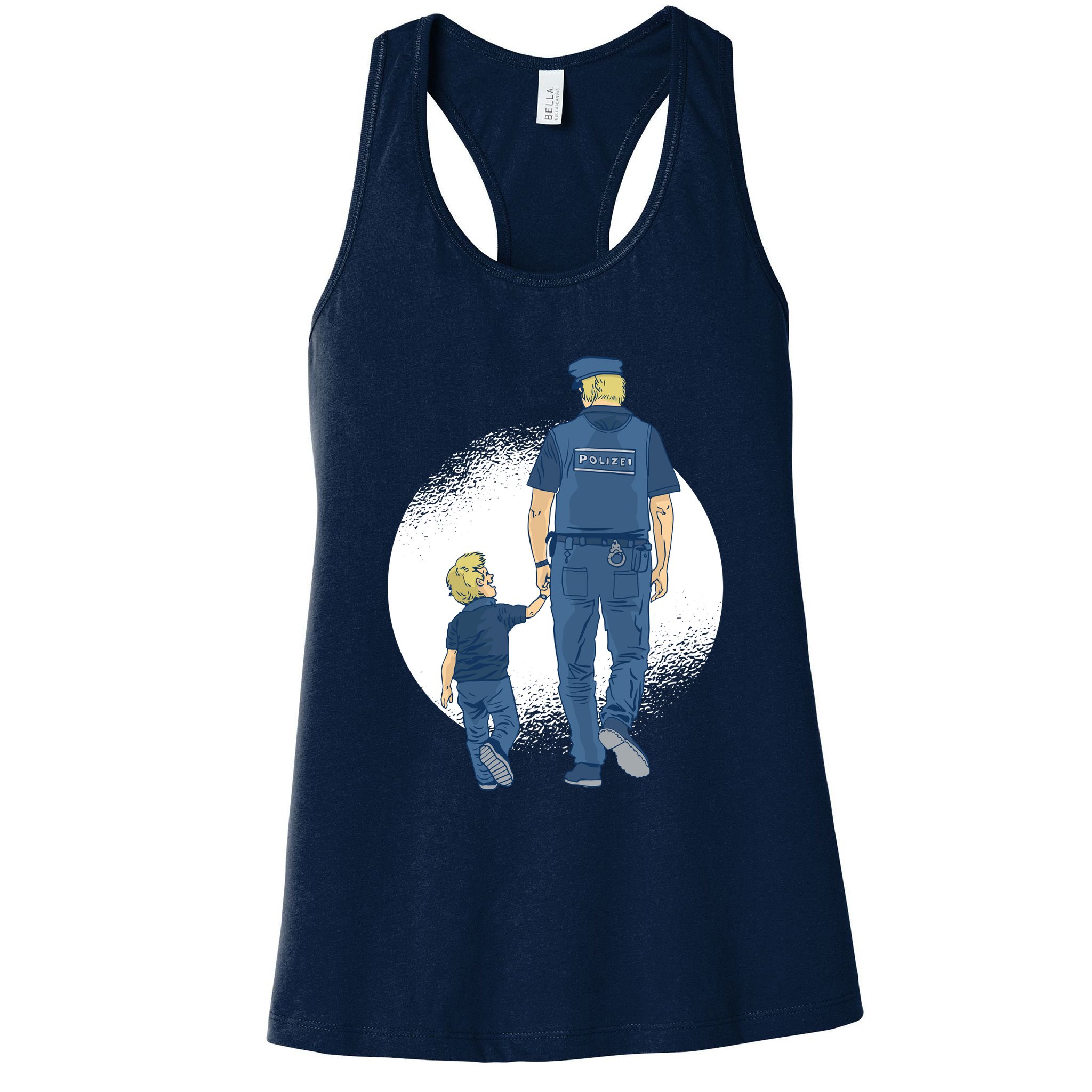 Police Father Womens Tank Top