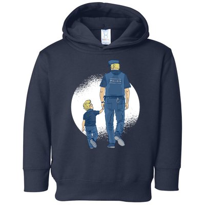 Police Father Toddler Hoodie