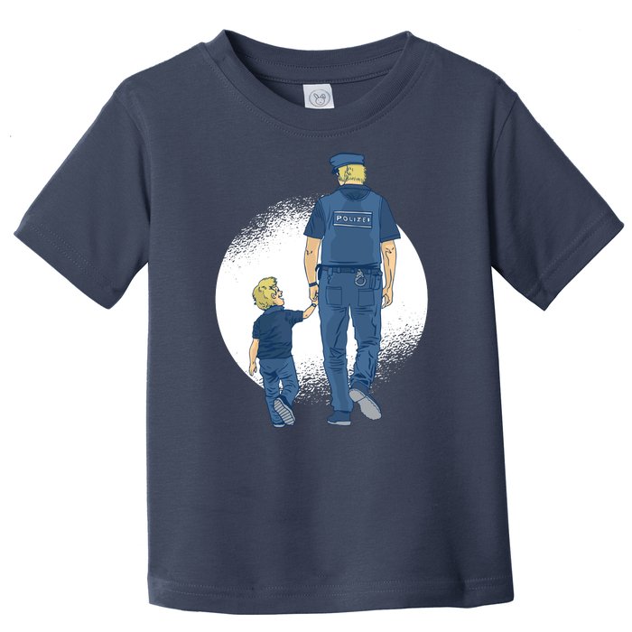 Police Father Toddler T-Shirt