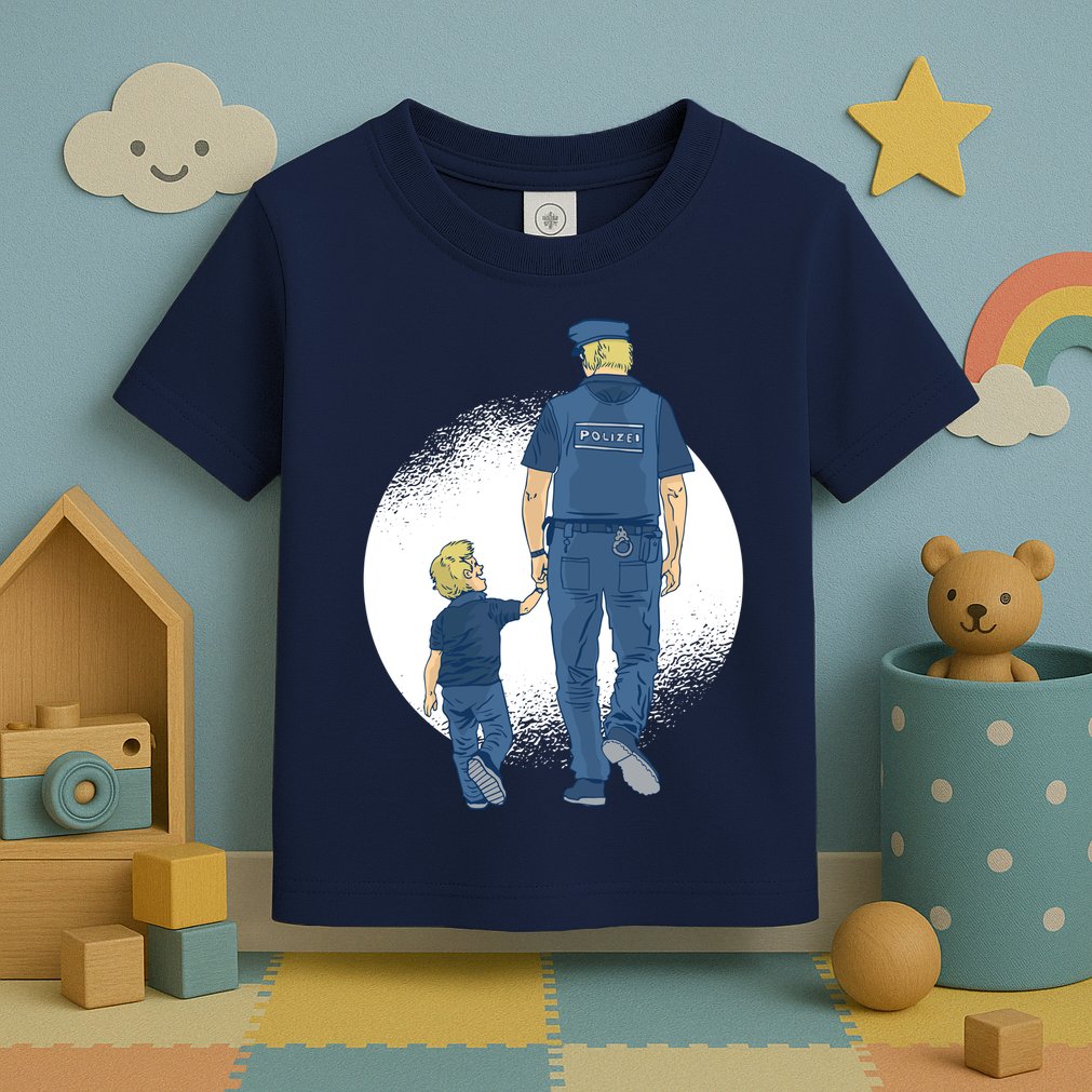 Police Father Toddler T-Shirt