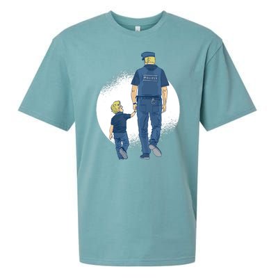 Police Father Sueded Cloud Jersey T-Shirt