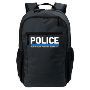 Police Here to Save Lives Daily Commute Backpack