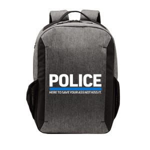 Police Here to Save Lives Vector Backpack