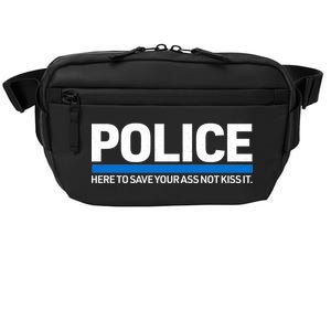 Police Here to Save Lives Crossbody Pack