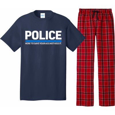 Police Here to Save Lives Pajama Set